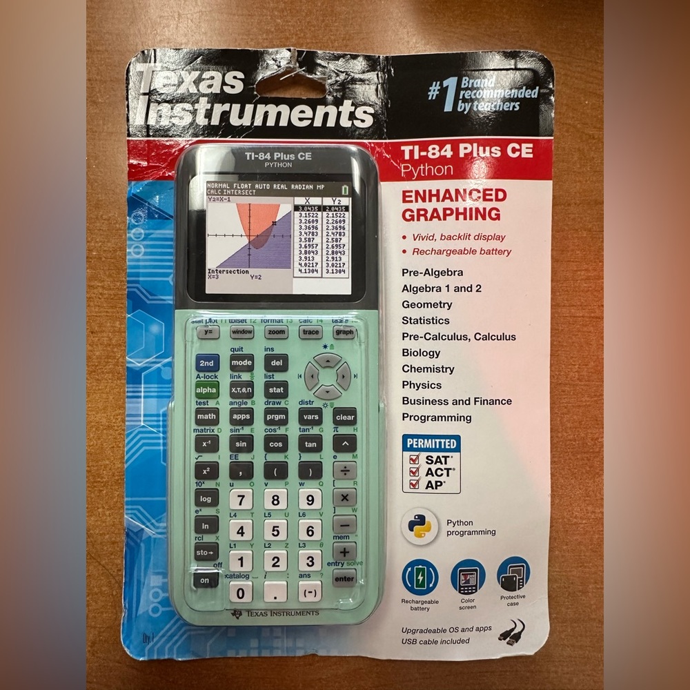 Texas Instruments® TI-84 Plus CE Graphic Calculator Python